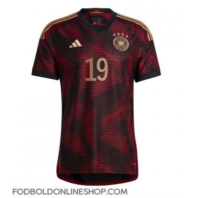 Tyskland Leroy Sane #19 Udebanetrøje VM 2022 Kortærmet